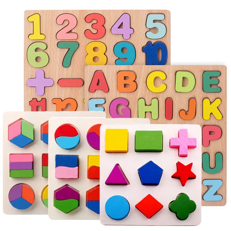 Baby & Kids Wooden Educational Puzzles