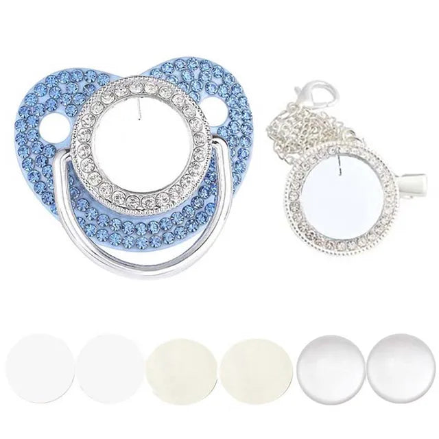 Bling Baby Pacifier, DIY Custom Design, Silicon & BPA Free