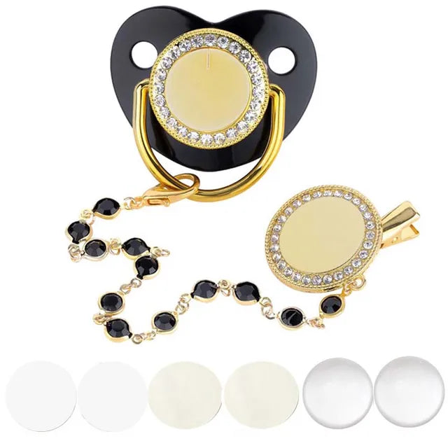 Bling Baby Pacifier, DIY Custom Design, Silicon & BPA Free