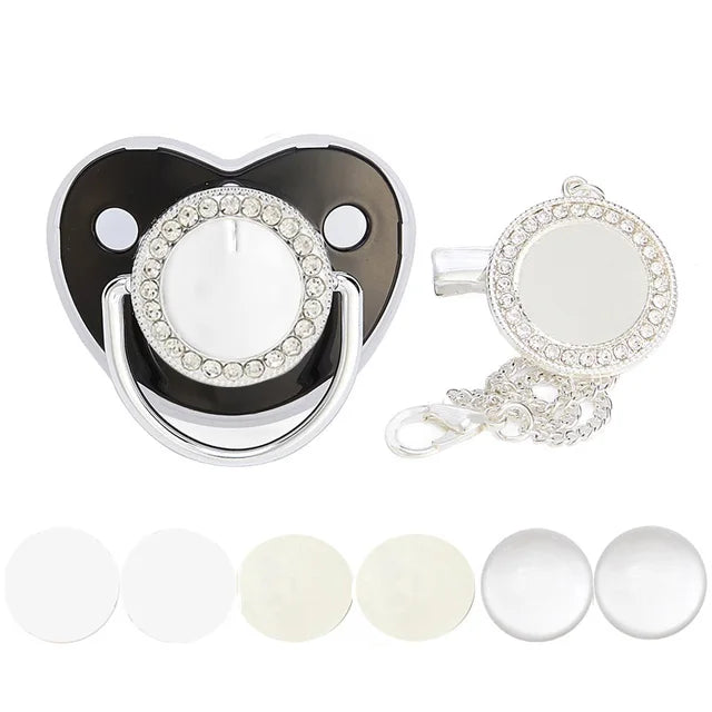 Bling Baby Pacifier, DIY Custom Design, Silicon & BPA Free