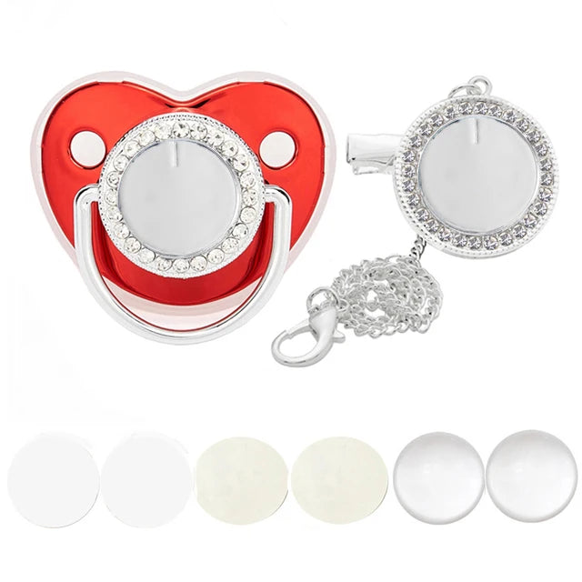 Bling Baby Pacifier, DIY Custom Design, Silicon & BPA Free
