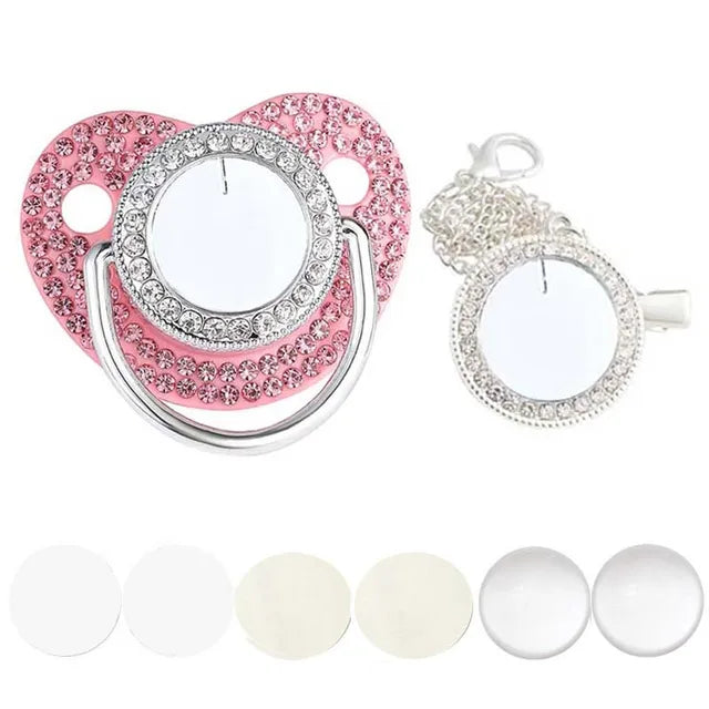 Bling Baby Pacifier, DIY Custom Design, Silicon & BPA Free