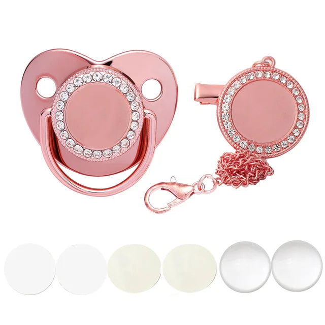 Bling Baby Pacifier, DIY Custom Design, Silicon & BPA Free