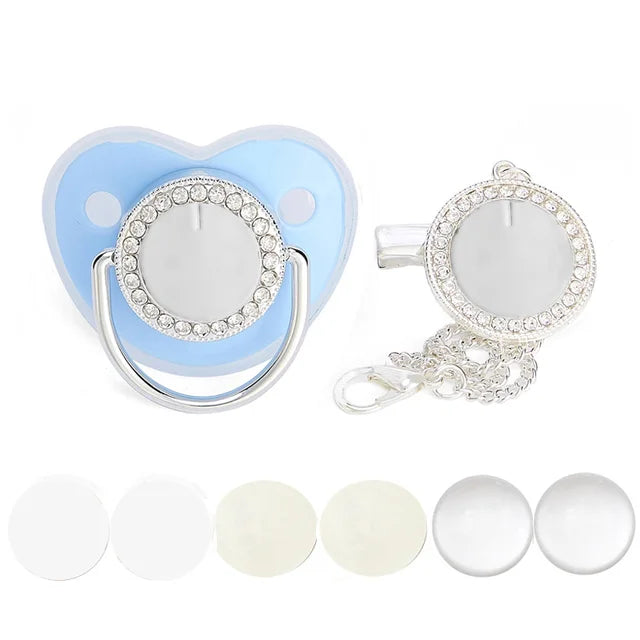 Bling Baby Pacifier, DIY Custom Design, Silicon & BPA Free