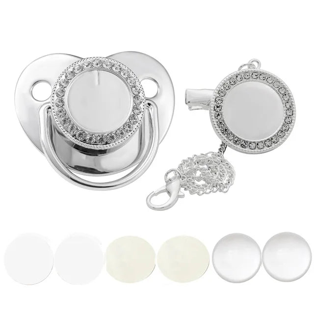 Bling Baby Pacifier, DIY Custom Design, Silicon & BPA Free