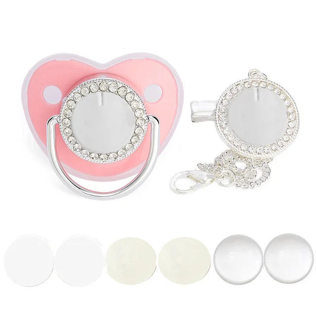 Bling Baby Pacifier, DIY Custom Design, Silicon & BPA Free