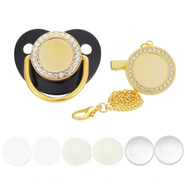 Bling Baby Pacifier, DIY Custom Design, Silicon & BPA Free