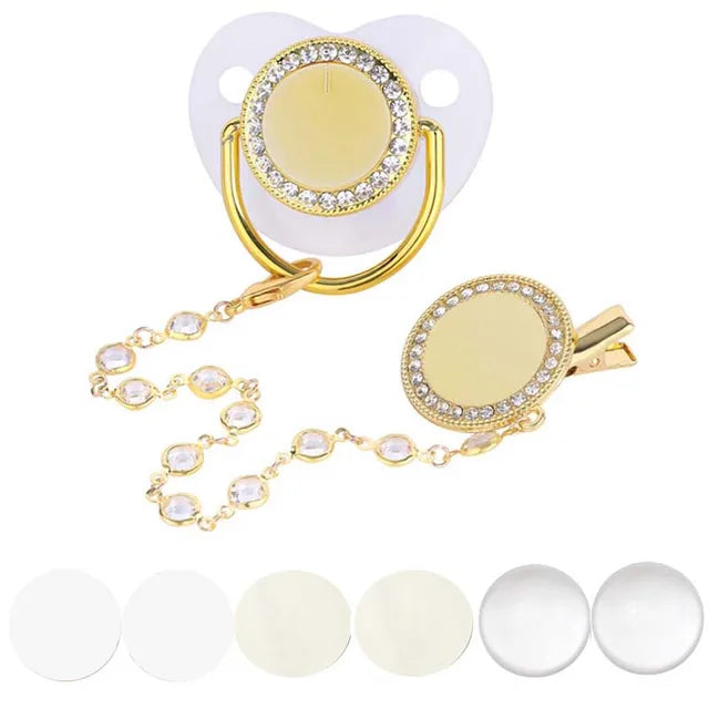 Bling Baby Pacifier, DIY Custom Design, Silicon & BPA Free