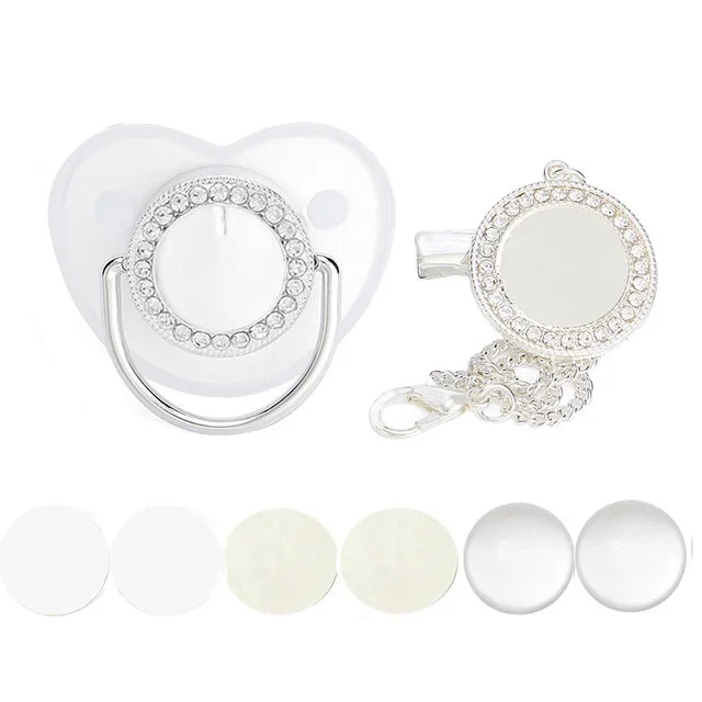 Bling Baby Pacifier, DIY Custom Design, Silicon & BPA Free