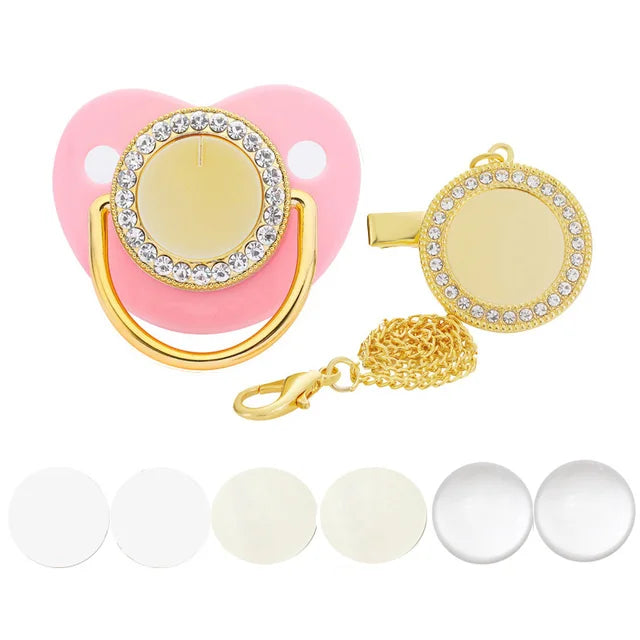 Bling Baby Pacifier, DIY Custom Design, Silicon & BPA Free