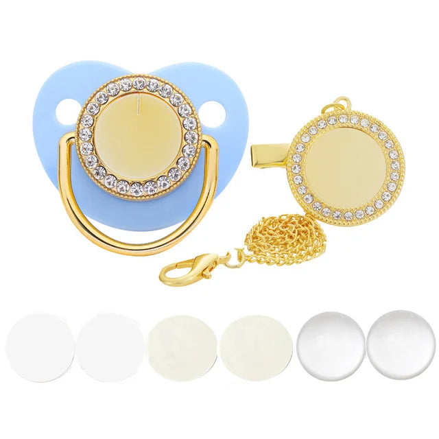 Bling Baby Pacifier, DIY Custom Design, Silicon & BPA Free