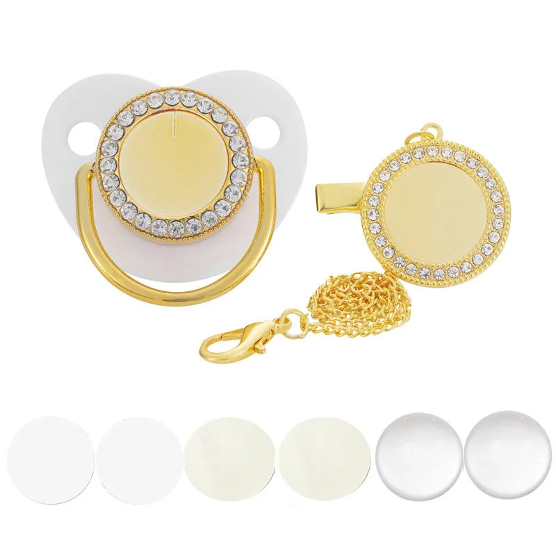 Bling Baby Pacifier, DIY Custom Design, Silicon & BPA Free
