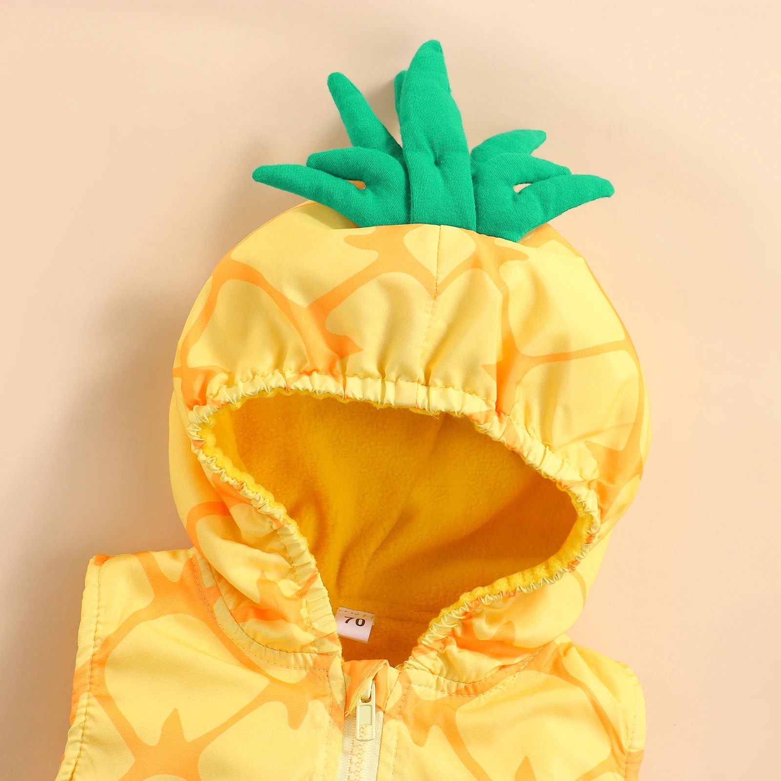 Unisex Baby Pineapple Romper with Leg Warmers