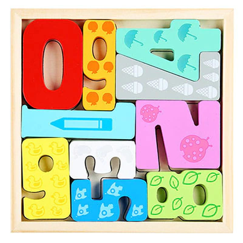 Baby & Kids Montessori Wooden Tangram Puzzle & Jigsaw 3D Puzzle