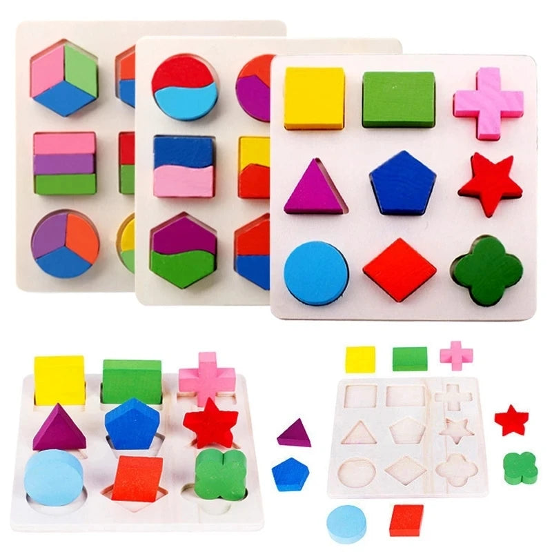 Baby & Kids Wooden Educational Puzzles