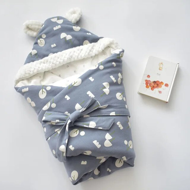 Newborn Cotton Cartoon Blanket, Soft Warm Wrap (80X80cm)